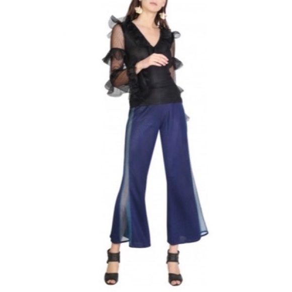 KUKHAREVA LONDON Black Lace Sandy Top - Picture 4 of 8